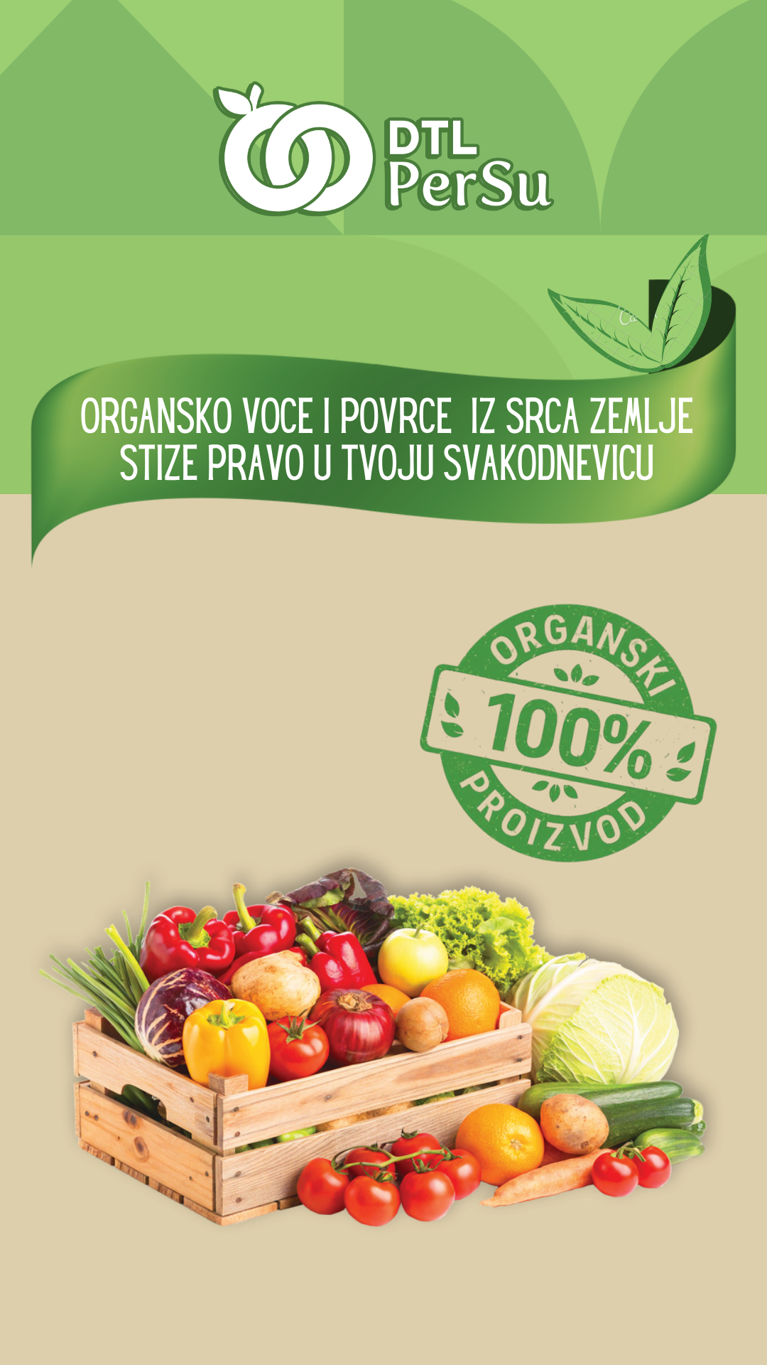Organsko voce i povrce iz srca zemlje stize pravo u tvoju svakodnevicu